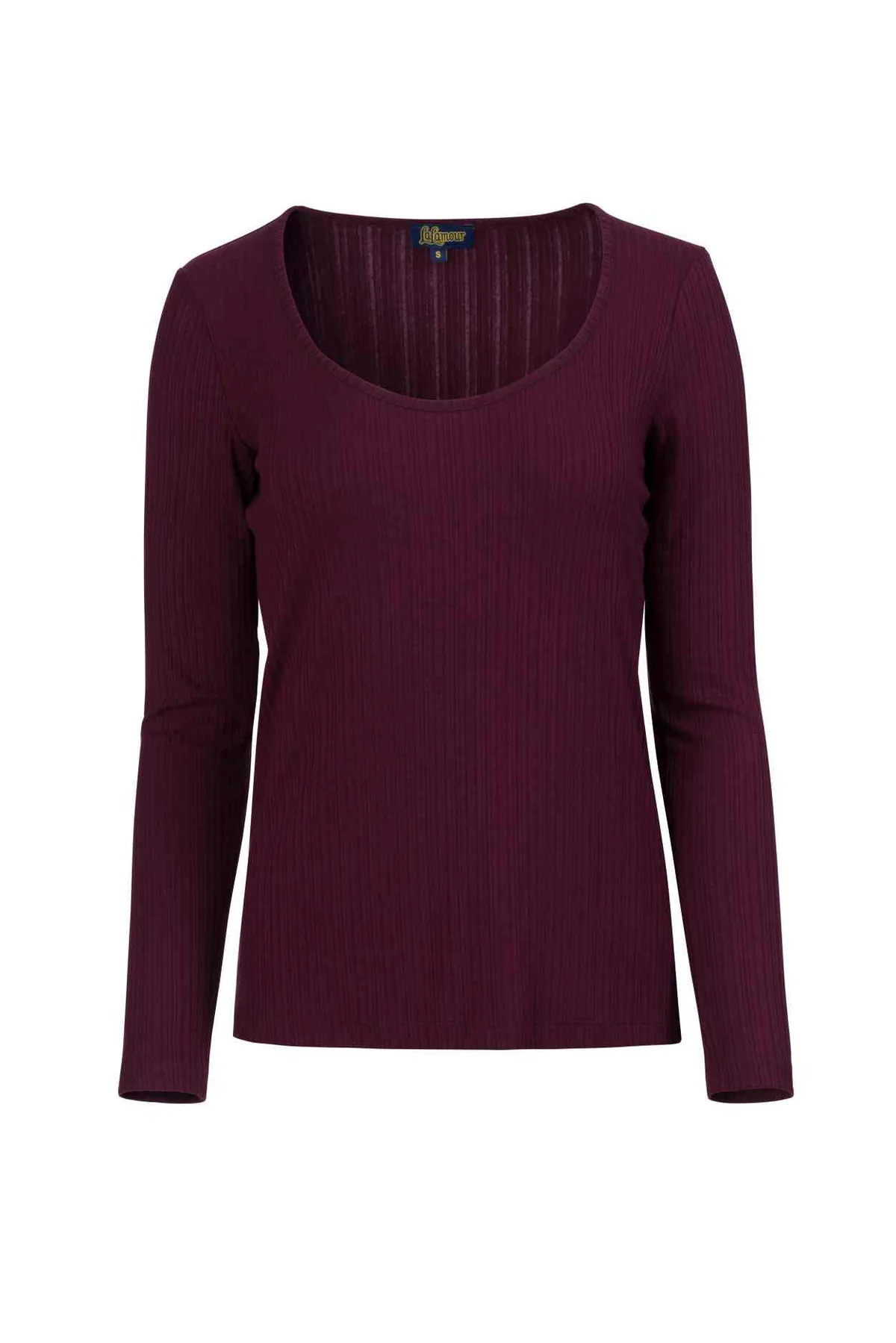 Ella top LS Jersey rib-4