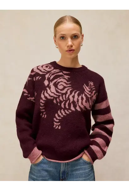 tiger stripe jumper