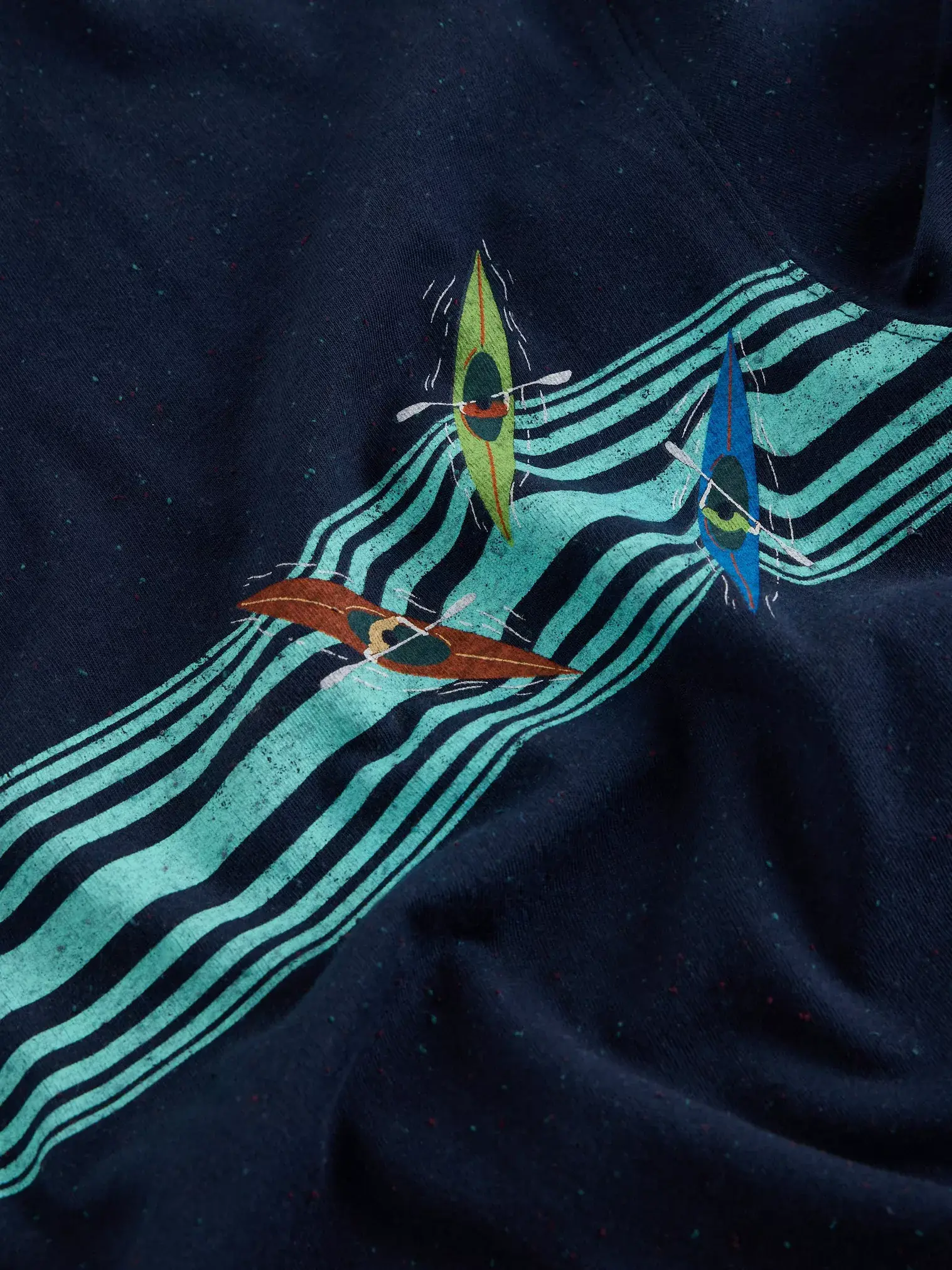Abersoch graphic tee navy pr-4