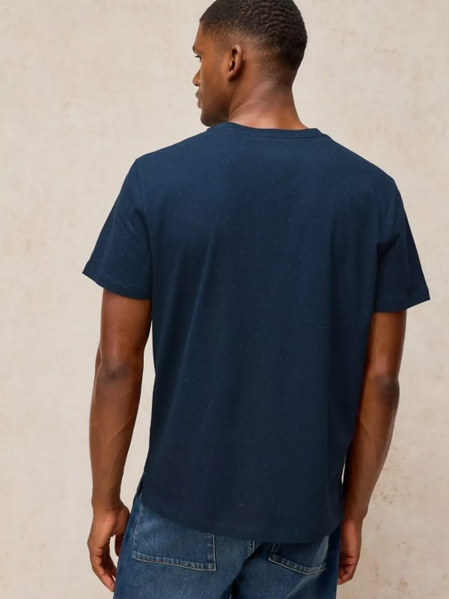 Abersoch graphic tee navy pr-6