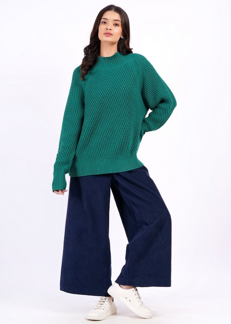 Circus Clothing Sweater Forest Green | 100% katoen-3