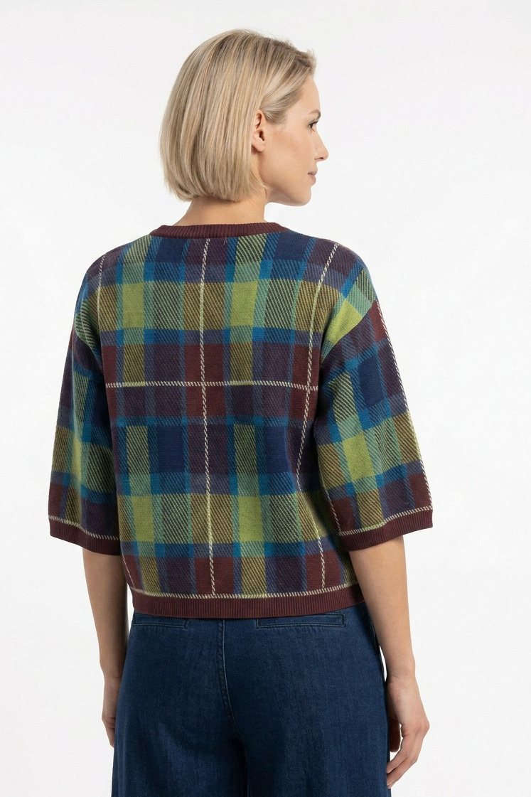 Roma Sweater - Plaid-2
