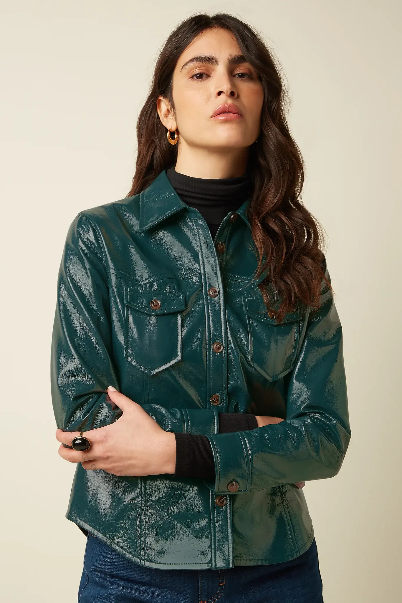 reilly jacket shine alpine green-1