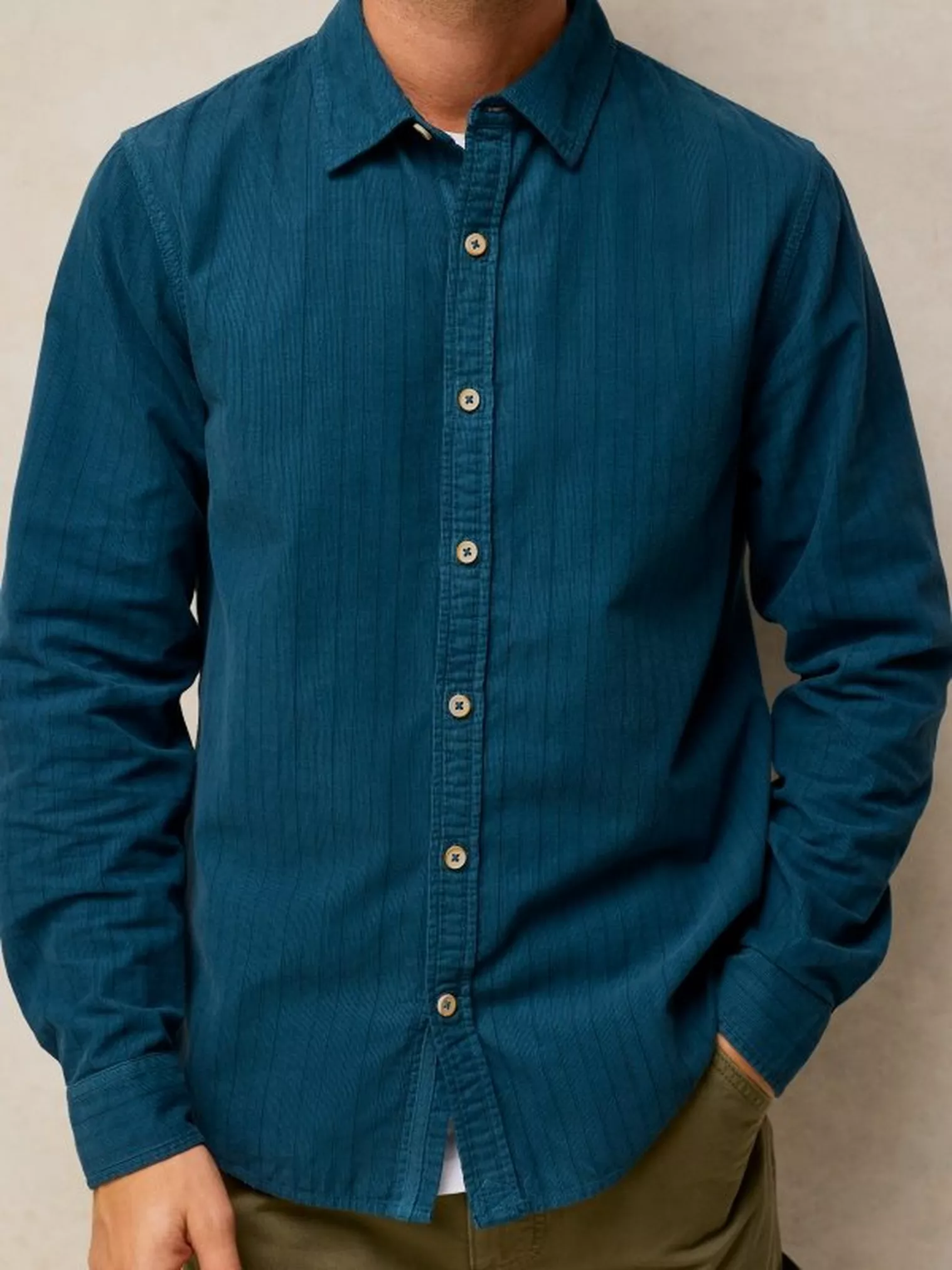 Bruton cord shirt-4