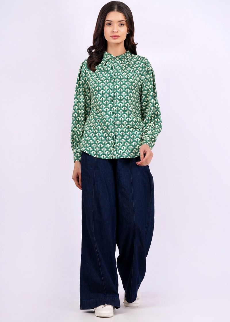 Circus Clothing Zodiac Top Groen | Biologisch katoen-2