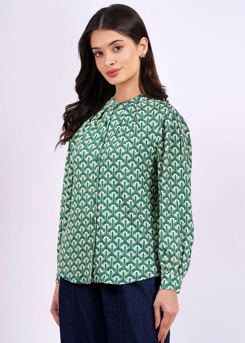 Circus Clothing Zodiac Top Groen | Biologisch katoen-1
