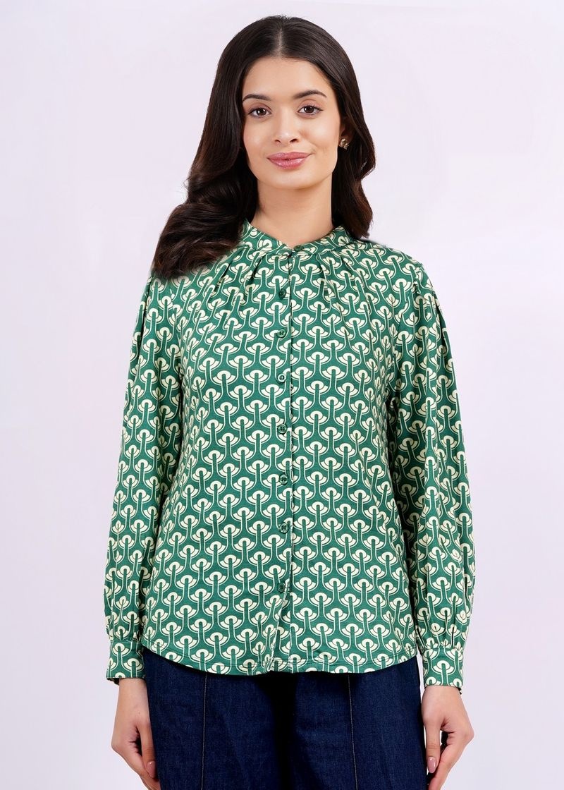Circus Clothing Zodiac Top Groen | Biologisch katoen-4