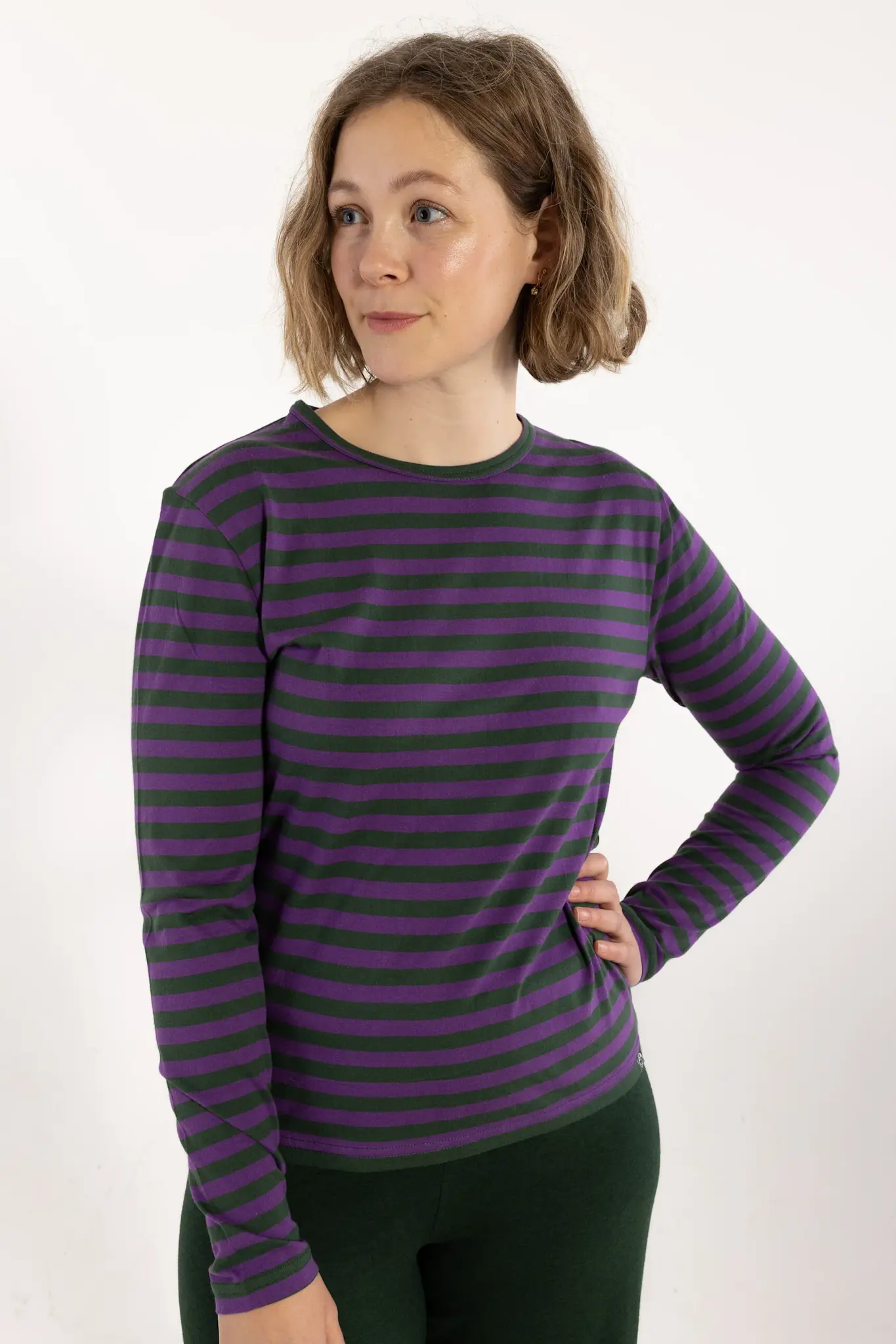 danejubii modal tee dark fores/purple-1