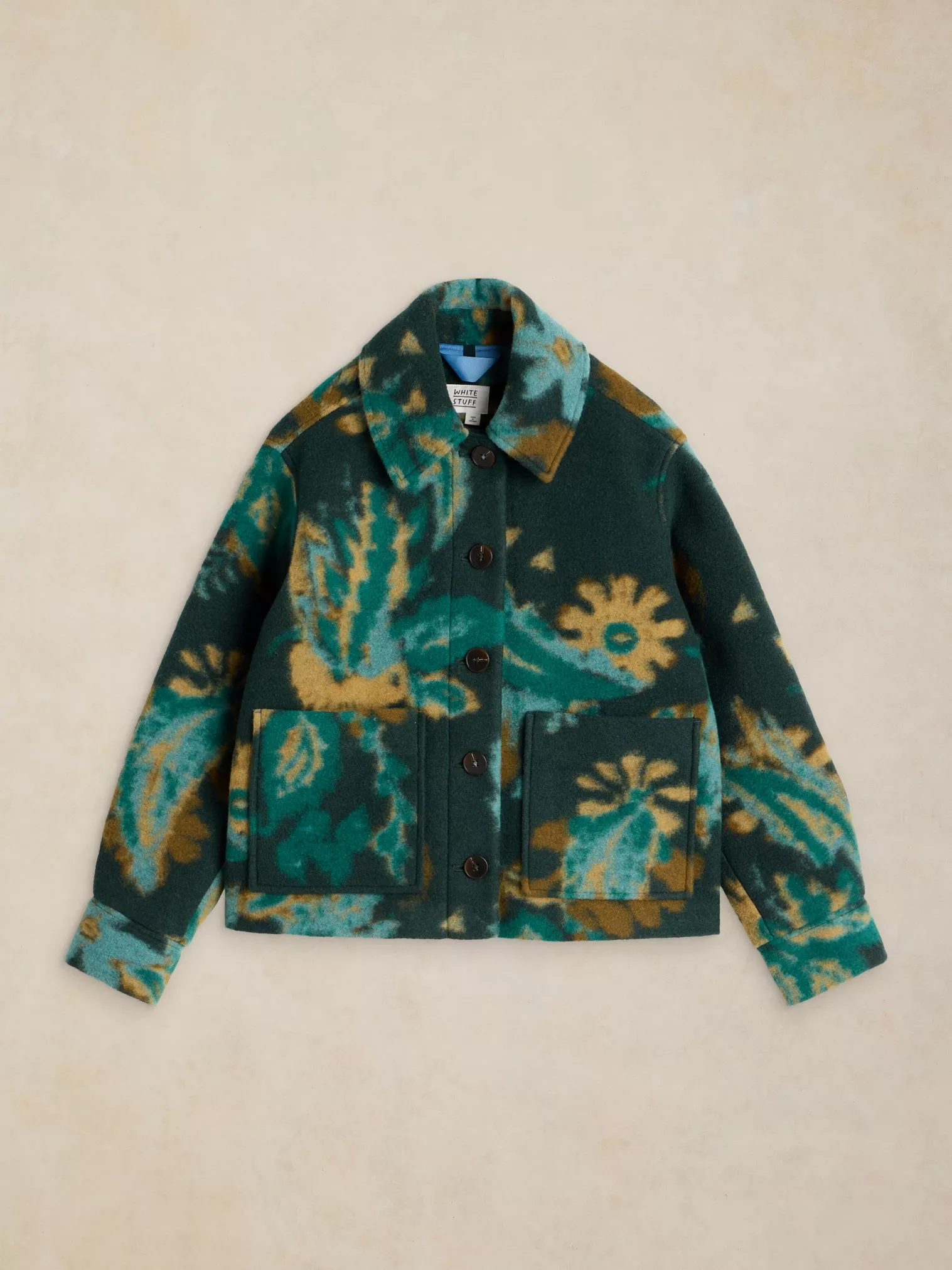 Alexa wool jas green ml-5