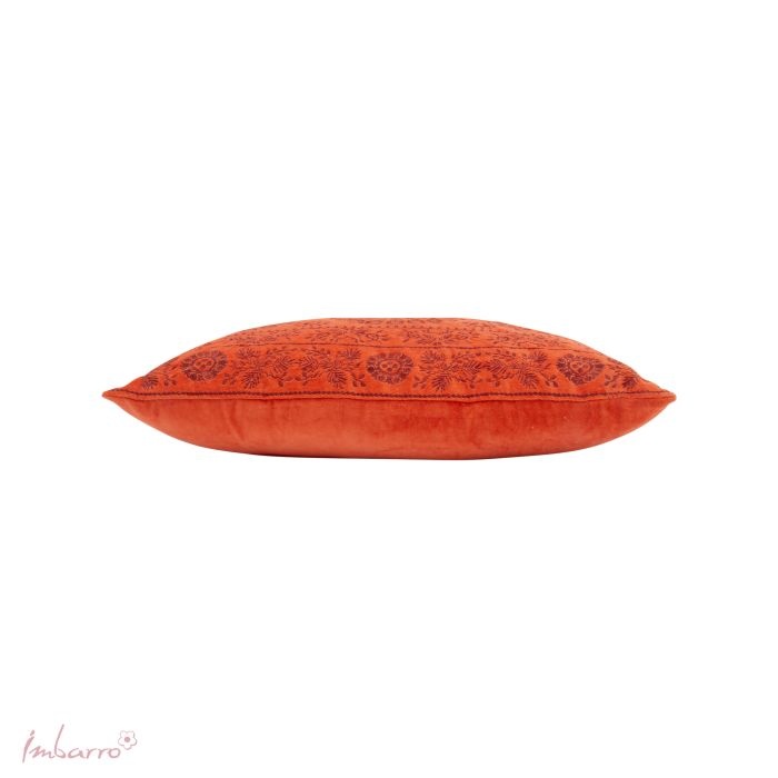 Kussen Nobile Orange/Darkred-3