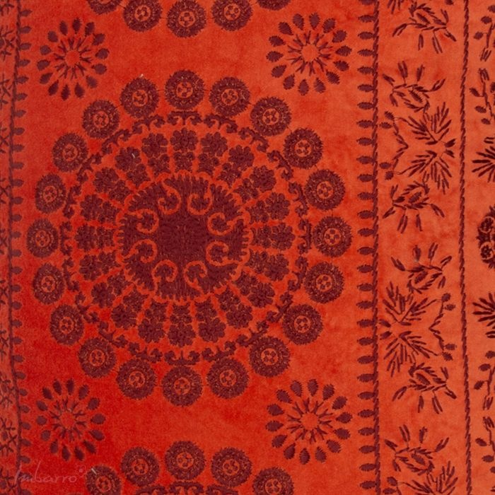 Kussen Nobile Orange/Darkred-4