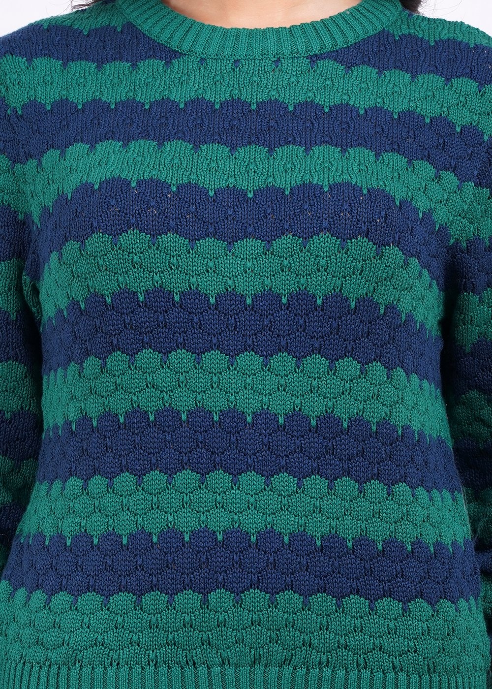 alessia stripe bauble forest green-4