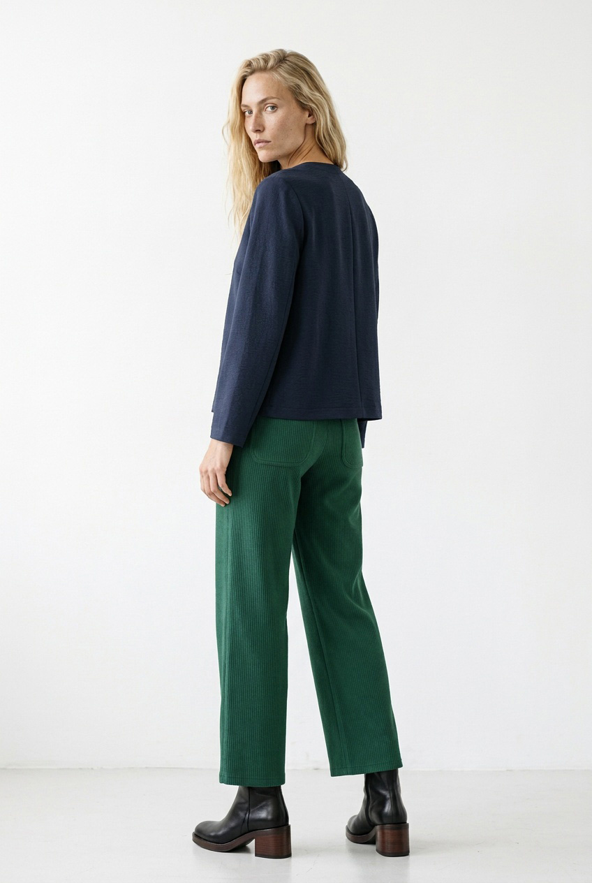 Marin Cord Trousers eden green-2