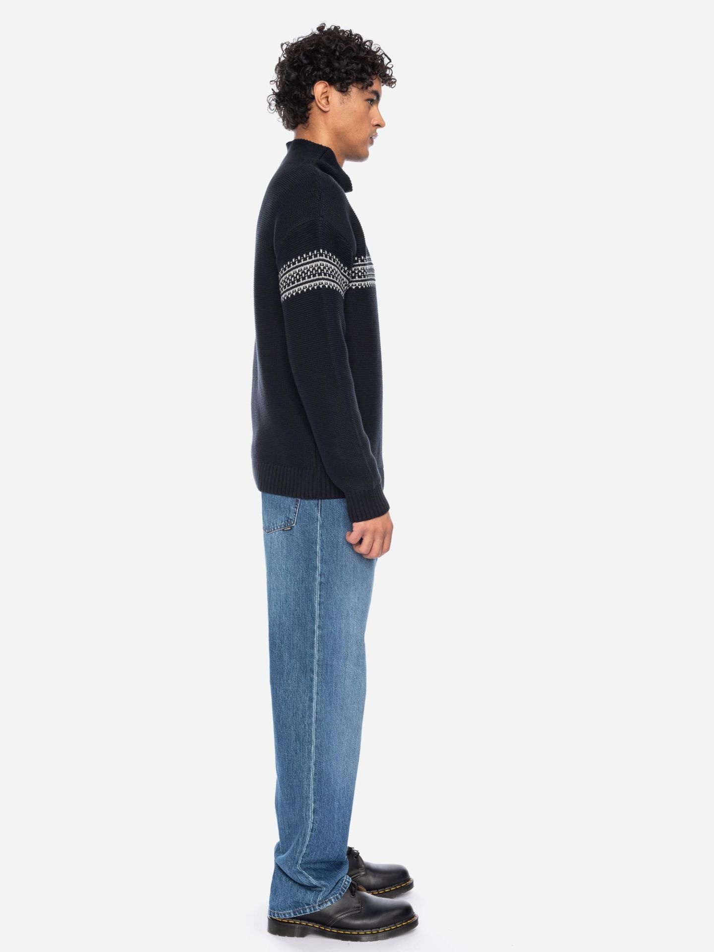 Pulli Uto zwart met witte strepen-3