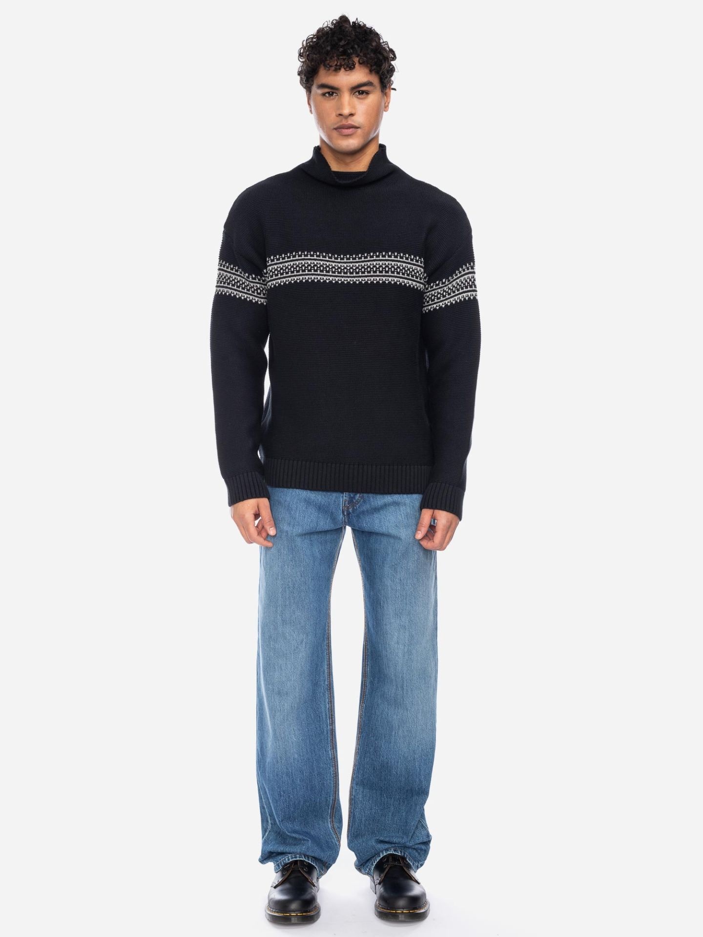 Pulli Uto zwart met witte strepen-6