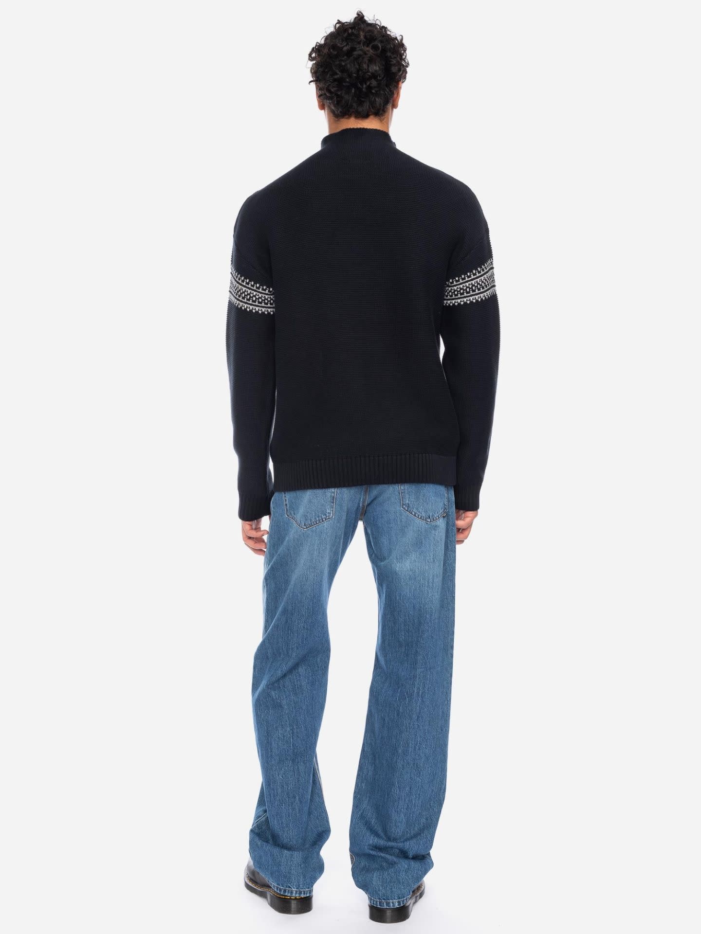 Pulli Uto zwart met witte strepen-7