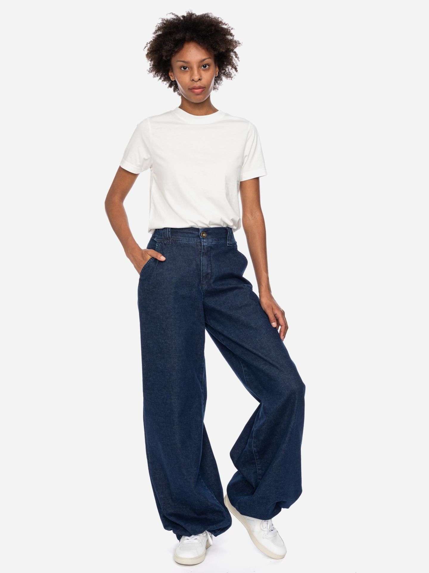 ATO Berlin Caro Jeans Dames | Wide leg bio katoen-2