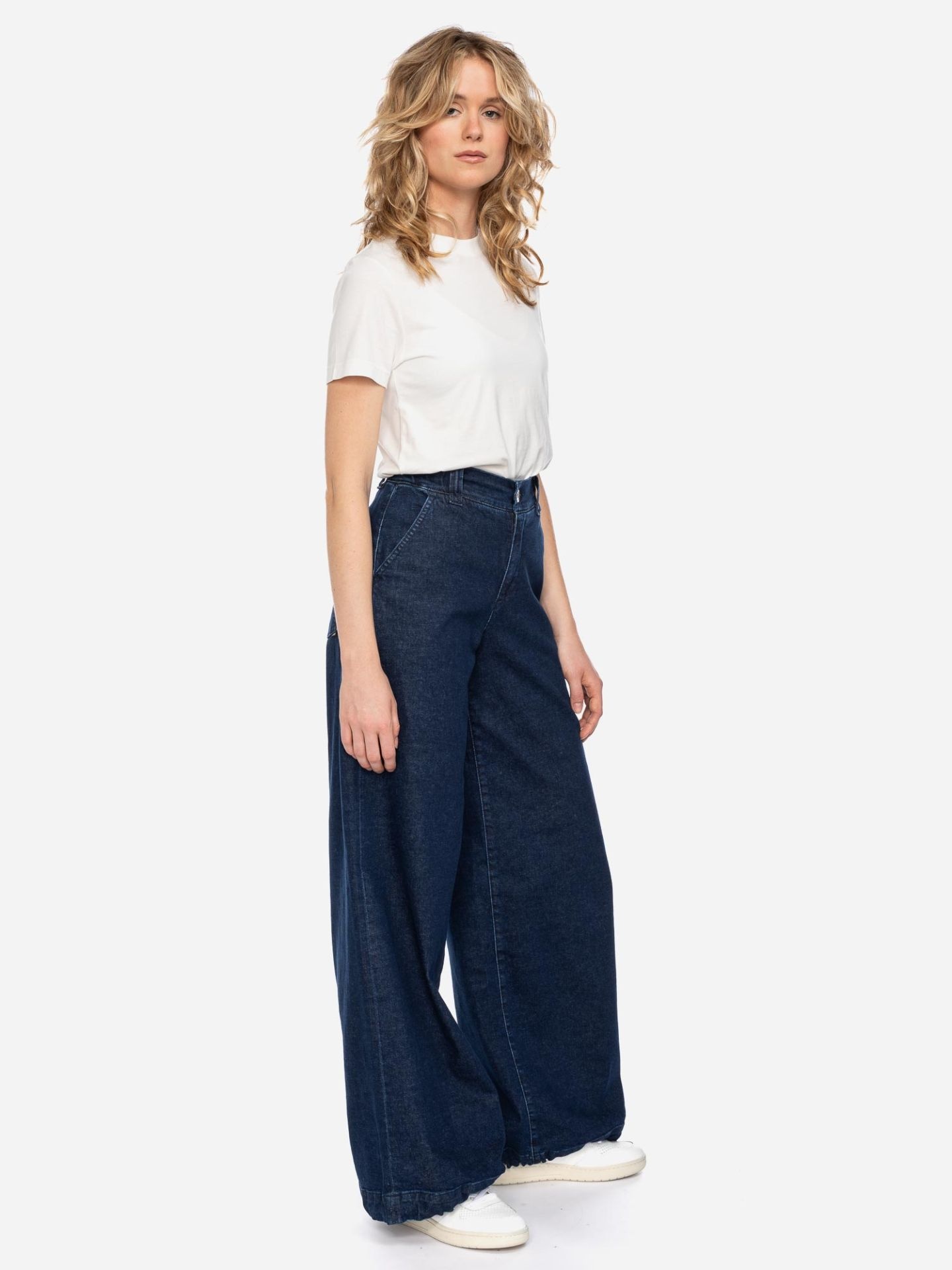 ATO Berlin Caro Jeans Dames | Wide leg bio katoen-6