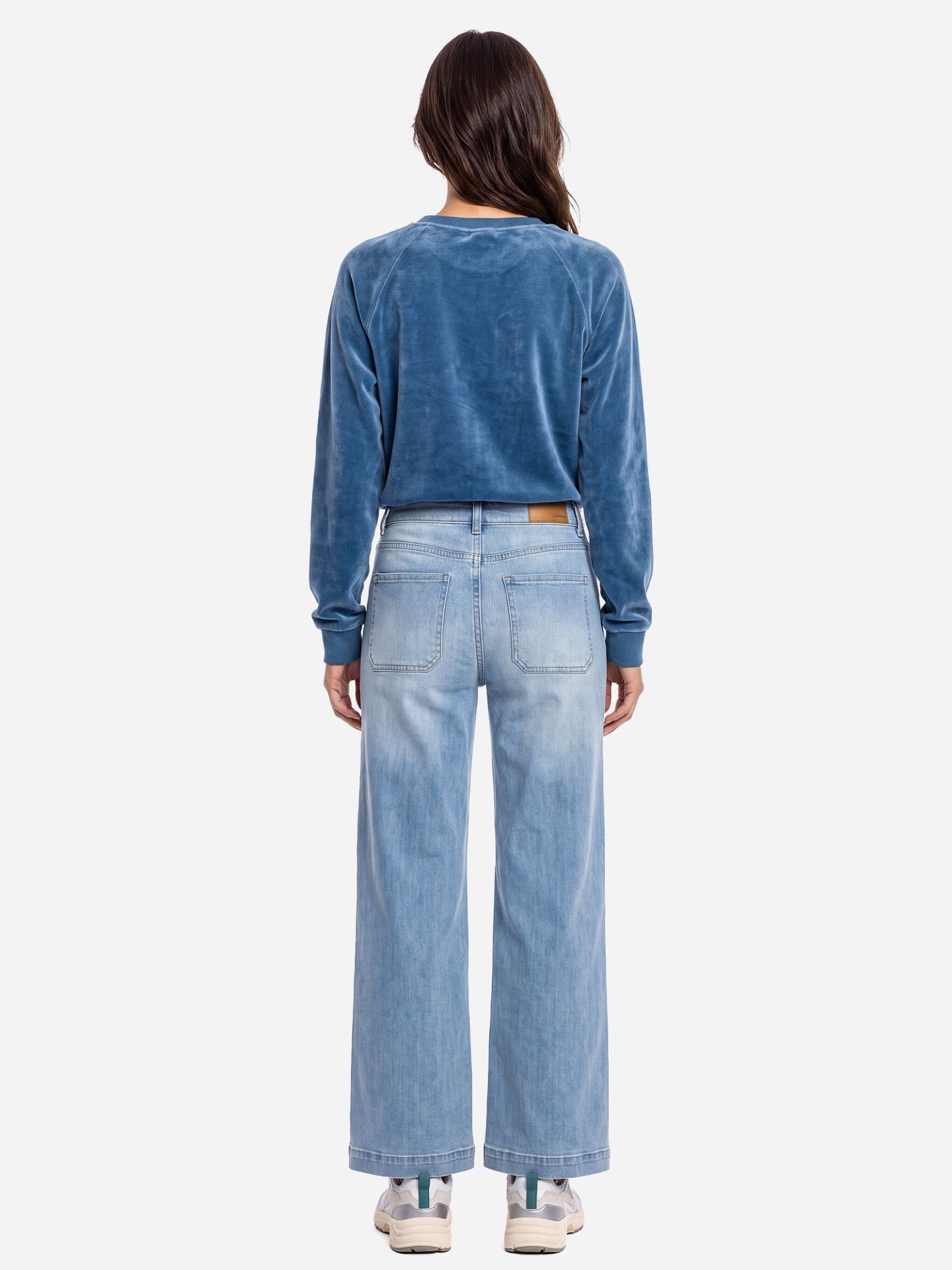 ATO Berlin Dara Sweater Stellar | Bio katoen velvet-4