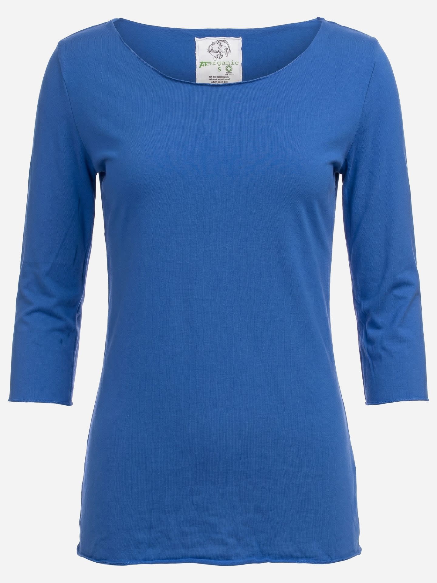ATO Berlin Caja Longsleeve Blauw | GOTS bio katoen-5