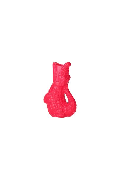 croco vaas neon pink S sprayed