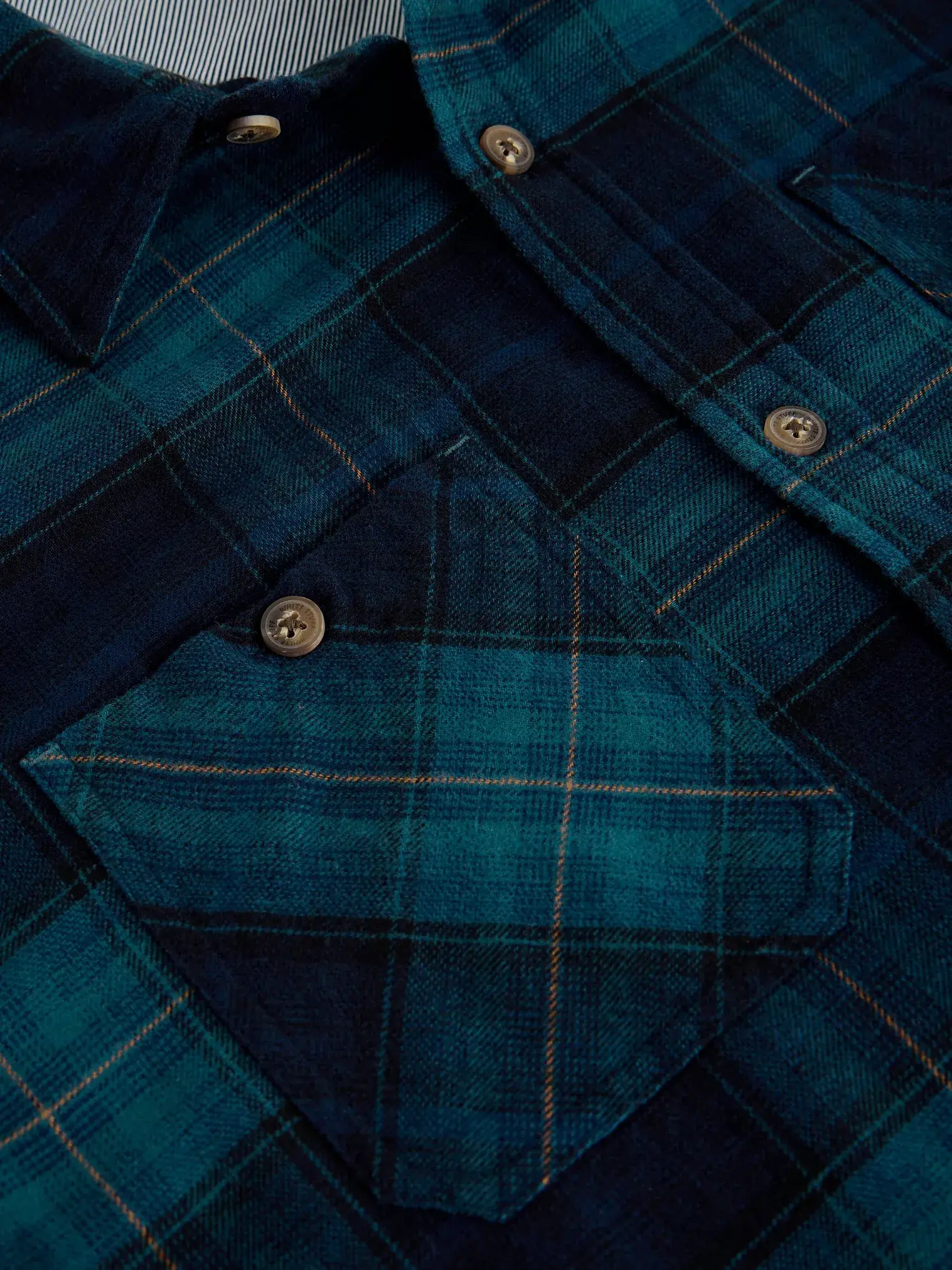 White Stuff Heywood Check Shirt Heren | Biologisch katoen-6