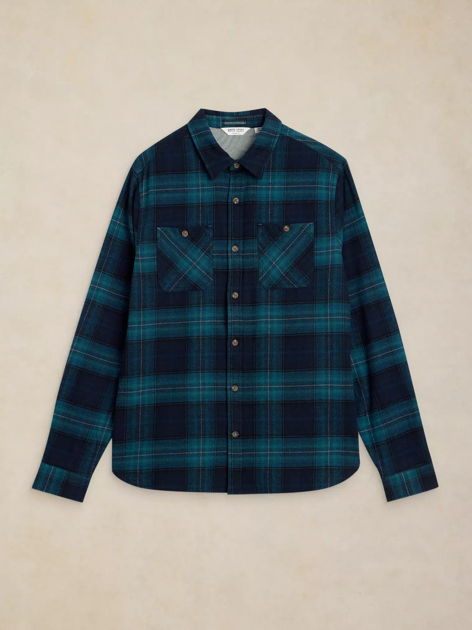 White Stuff Heywood Check Shirt Heren | Biologisch katoen-4