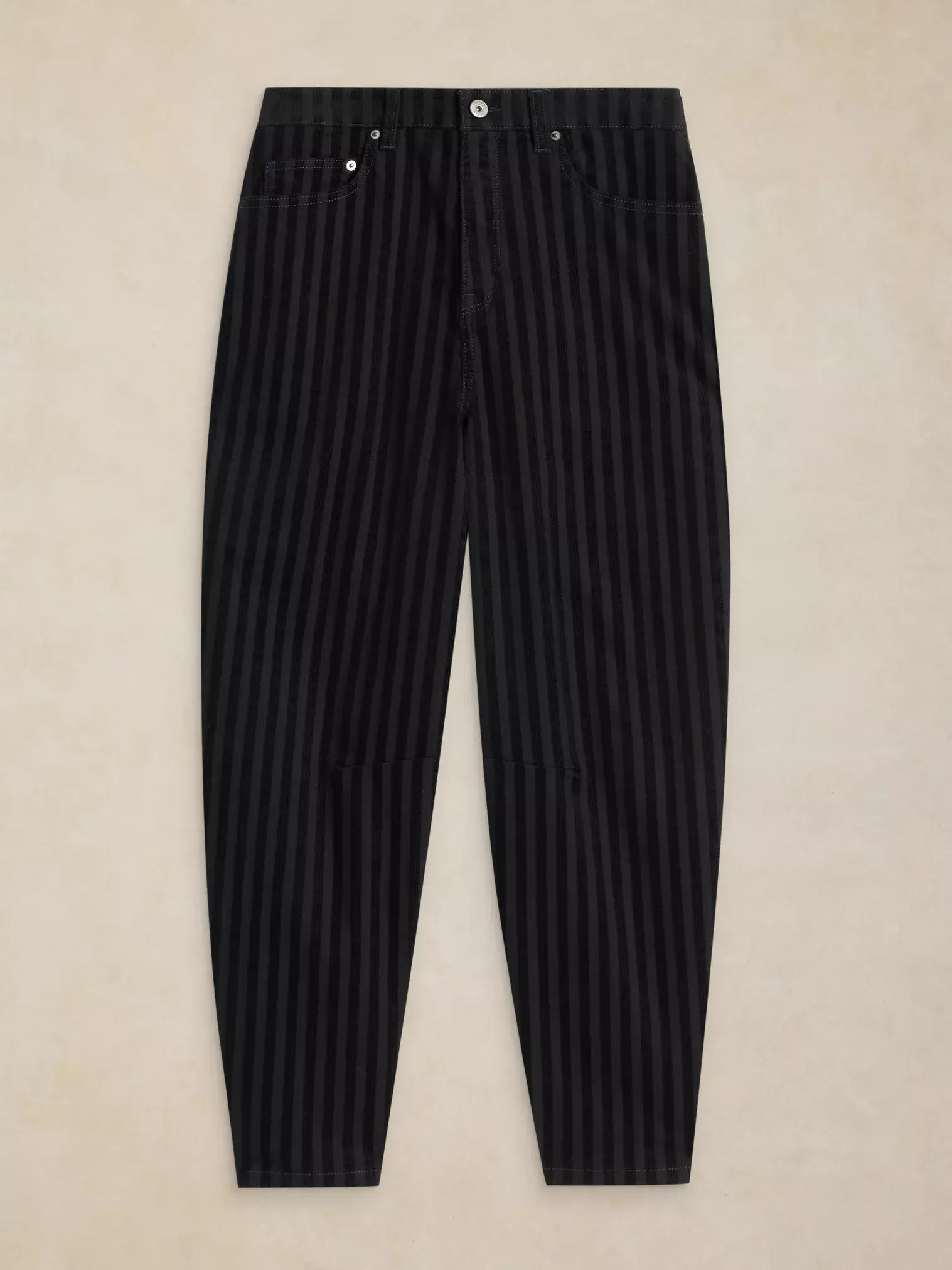 White Stuff Aubrey Barrel Cord Broek Charcoalgrijs-5