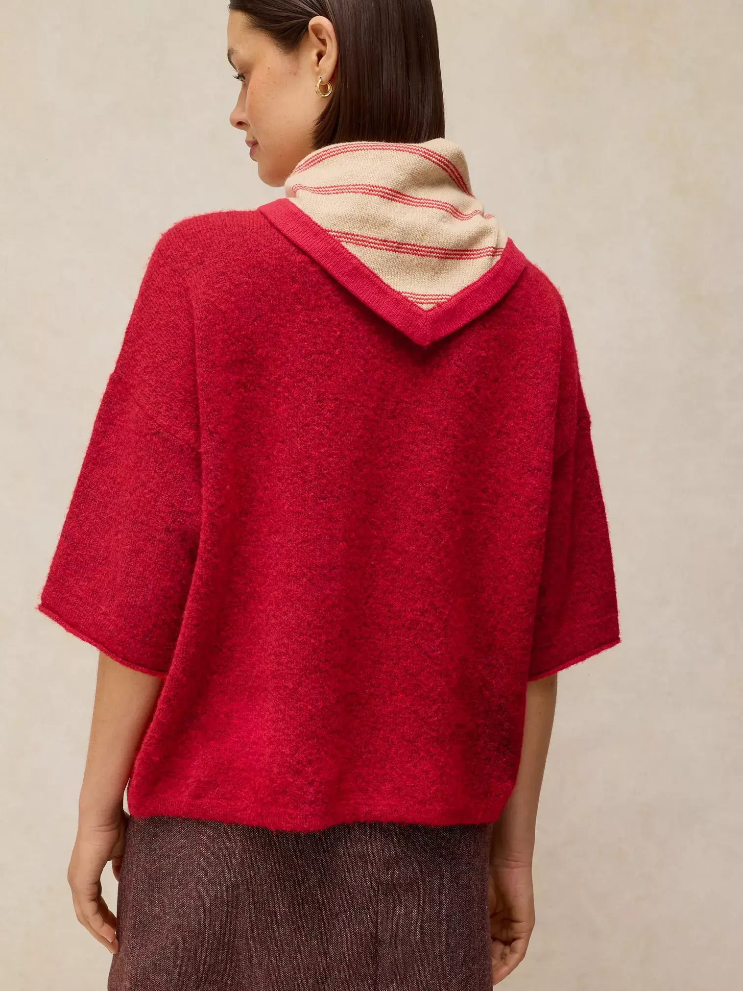 White Stuff Kate Knitted Top Bright Red | Dames-2
