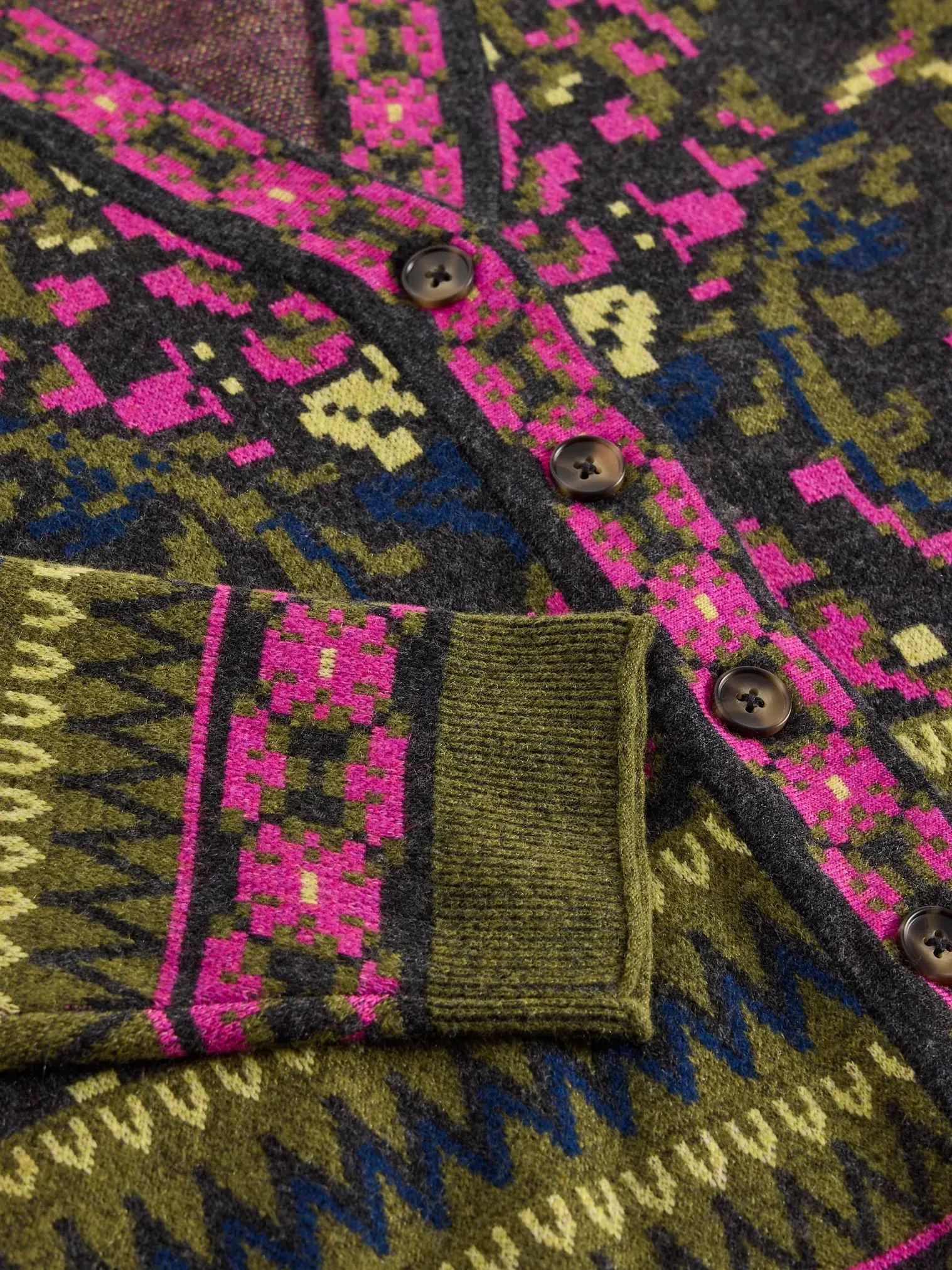 Ceder fairisle jaquard vest-5