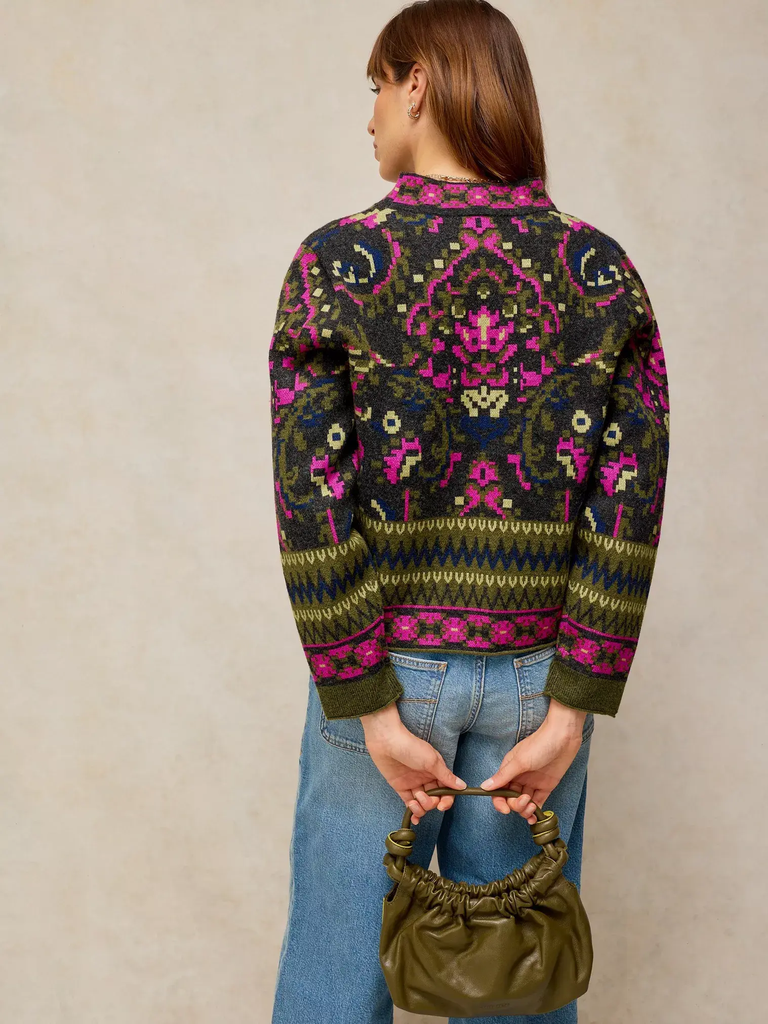 Ceder fairisle jaquard vest-4