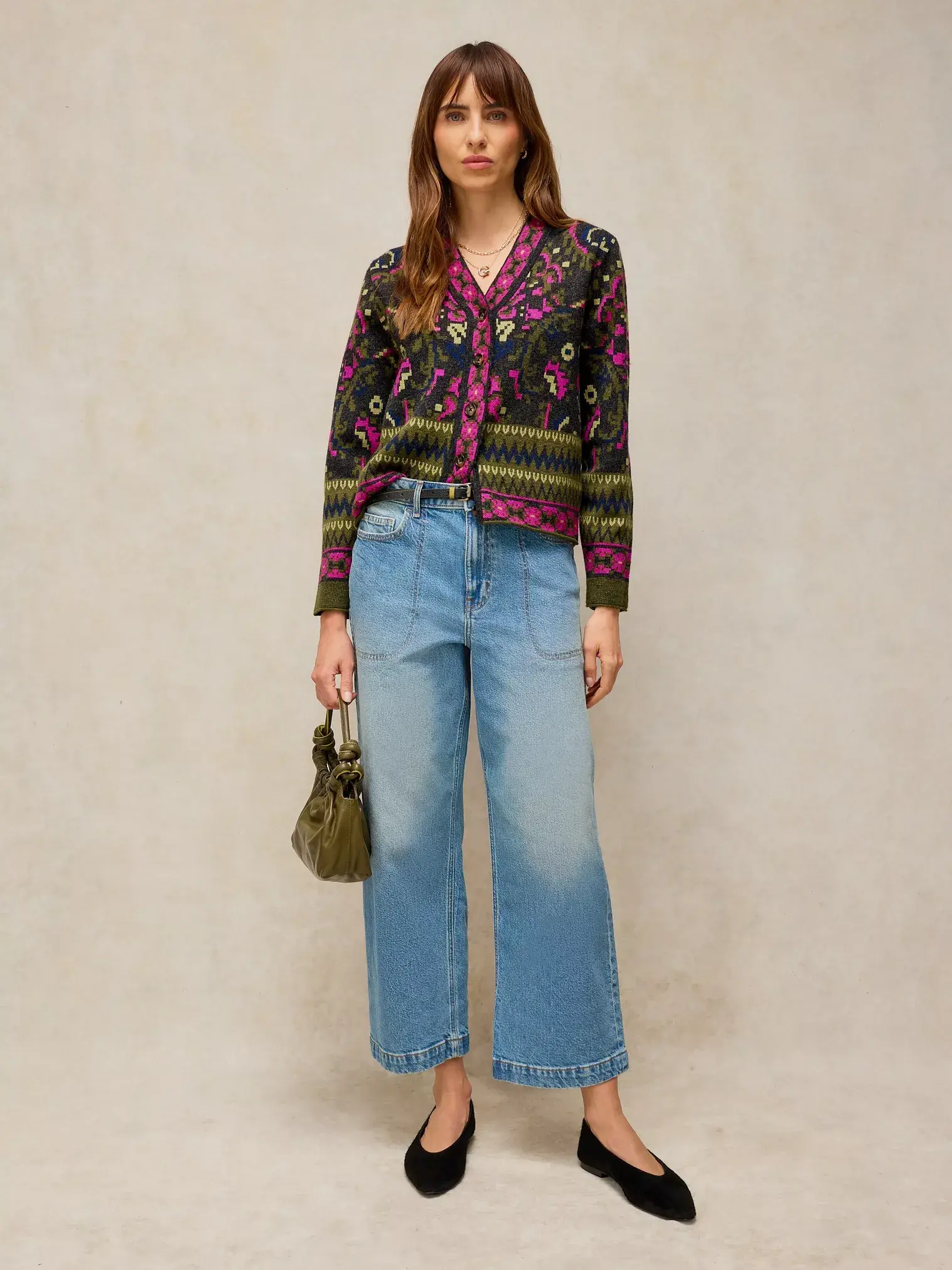 Ceder fairisle jaquard vest-2
