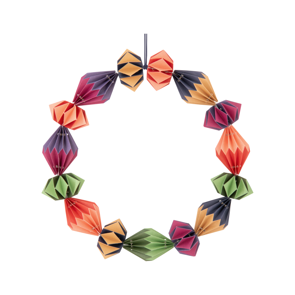 paper wreath 'grace'-1
