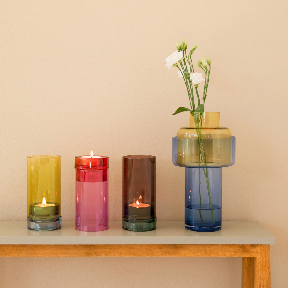 glass lantern 'lys'pink-2