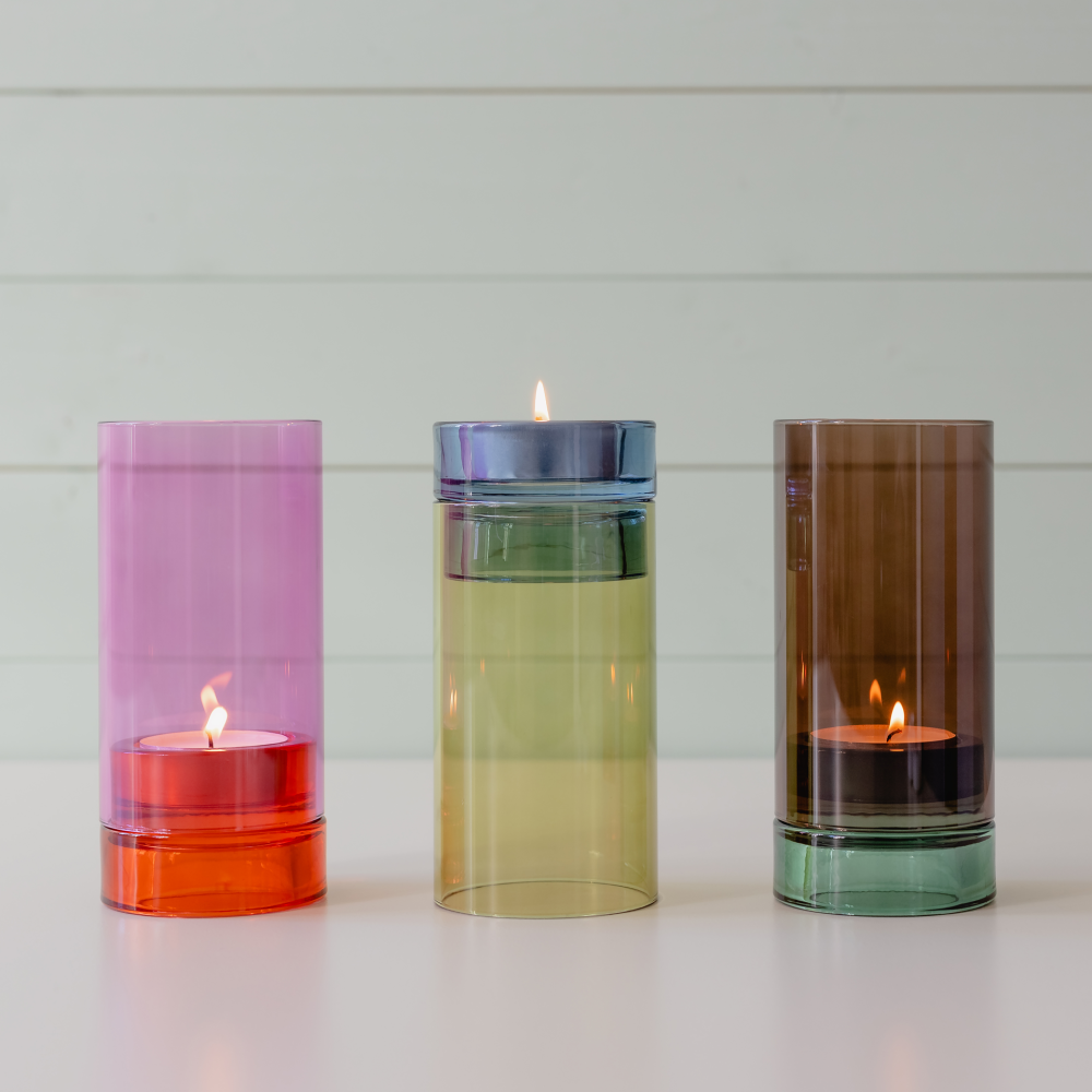 glass lantern 'lys'pink-3