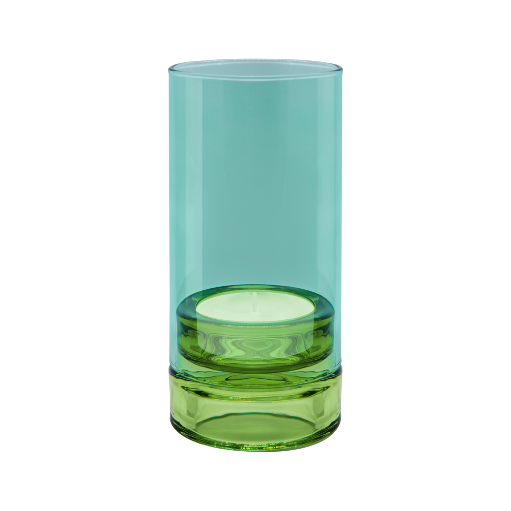 REMEMBER Lys Sky Windlicht | Blauw & Groen Glas-1