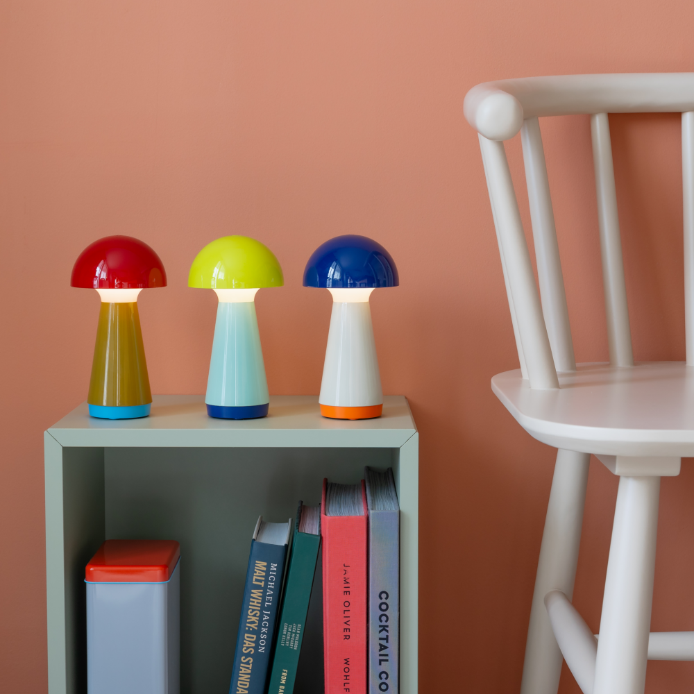 REMEMBER Bobbi Geel | Kleine Oplaadbare Tafellamp-5