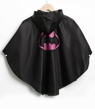 Kinderrijmpjes tegenkomen kam Batgirl regenponcho voor kids | Regenponcho kind bij Love for Rain -  LoveforRain