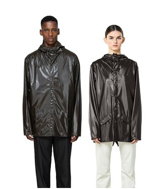 RAINS Jacket Shiny Brown Sale