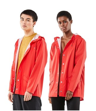 RAINS Jacket Red Sale