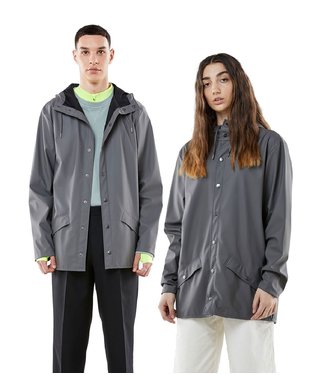 RAINS Jacket Charcoal Sale