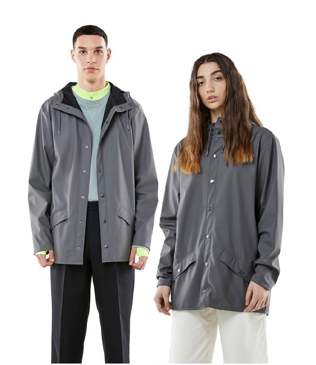 Miljard vuilnis wond Love for Rain| Rains Official Shop®| RAINS Jacket Charcoal Sale -  LoveforRain