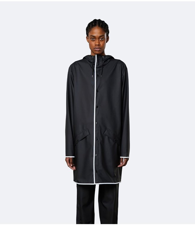 RAINS RAINS Long Jacket Black Reflective Sale