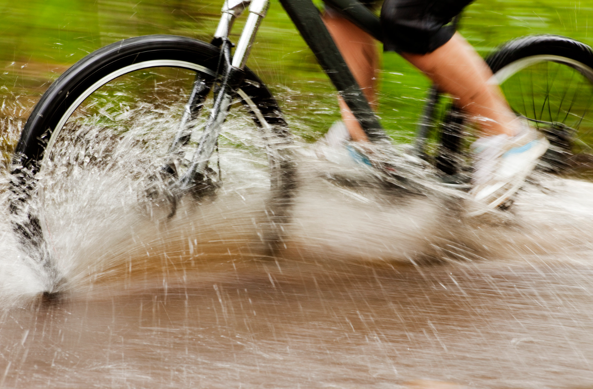 Die oude regenkleding op zolder in een nieuw jasje  