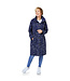 Happy Rainy Days Happy Rainy Days Raincoat Dames  Blue/ White - Wing