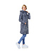 Happy Rainy Days Happy Rainy Days Raincoat Dames  Porto Blue/ White