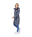 Happy Rainy Days Happy Rainy Days Raincoat Dames  Porto Blue/ White