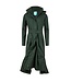 Happy Rainy Days Happy Rainy Days Long Raincoat Ladies Dark Green