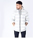 LoveforRain Rubber feel- Mac hooded jacket grijs- mannen