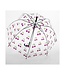Smati Large transparent umbrella Cherry